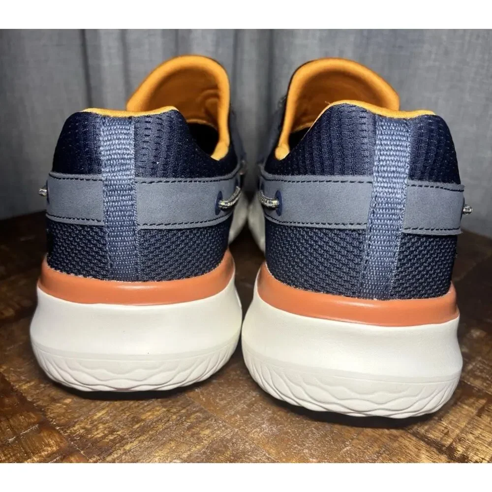SKECHERS NEW Men's Blue Delson 3.0 Roth Bungee Slip-Ins Boat Shoes Size 13